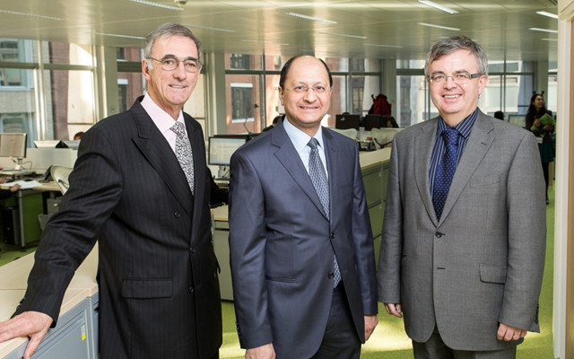Chair, CEO and Minister at opening of LSB offices